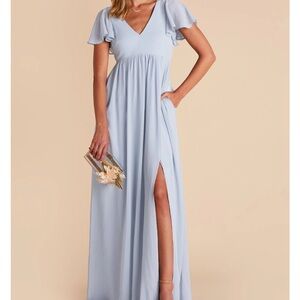 Birdy Grey Light Blue Maxi Dress